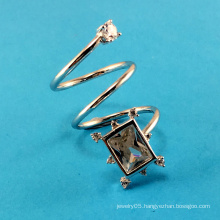 2015 New Arrivals 925 Sterling Silver Angle Wing Design Ring (R10485)